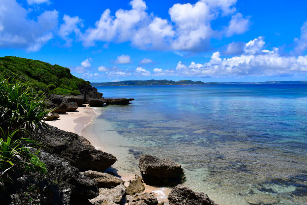 Kudaka Island kept by praying