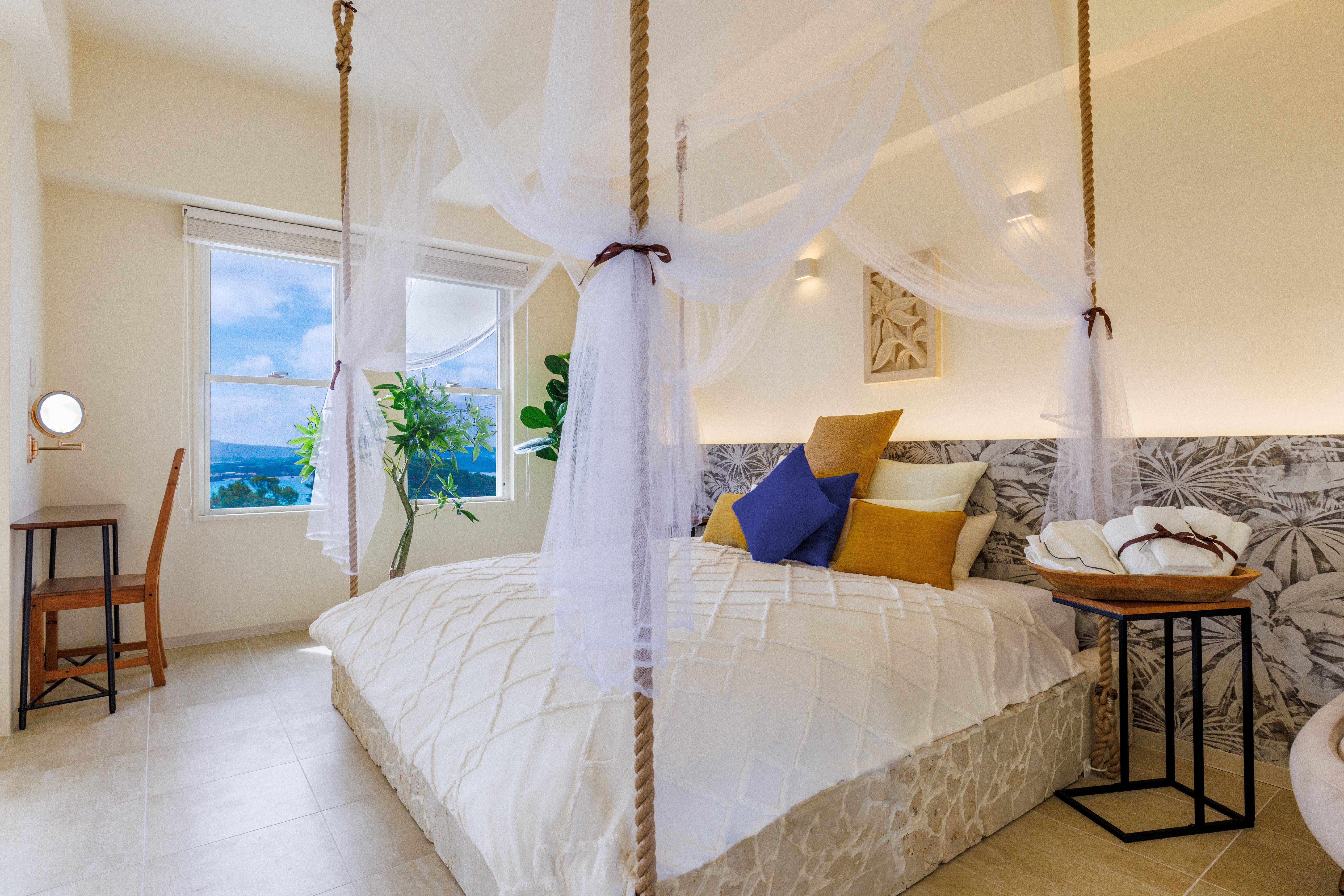 Nakijin Village, Oceanfront view Kouri Island: Business, Income, Second Home, multiple guest houses.