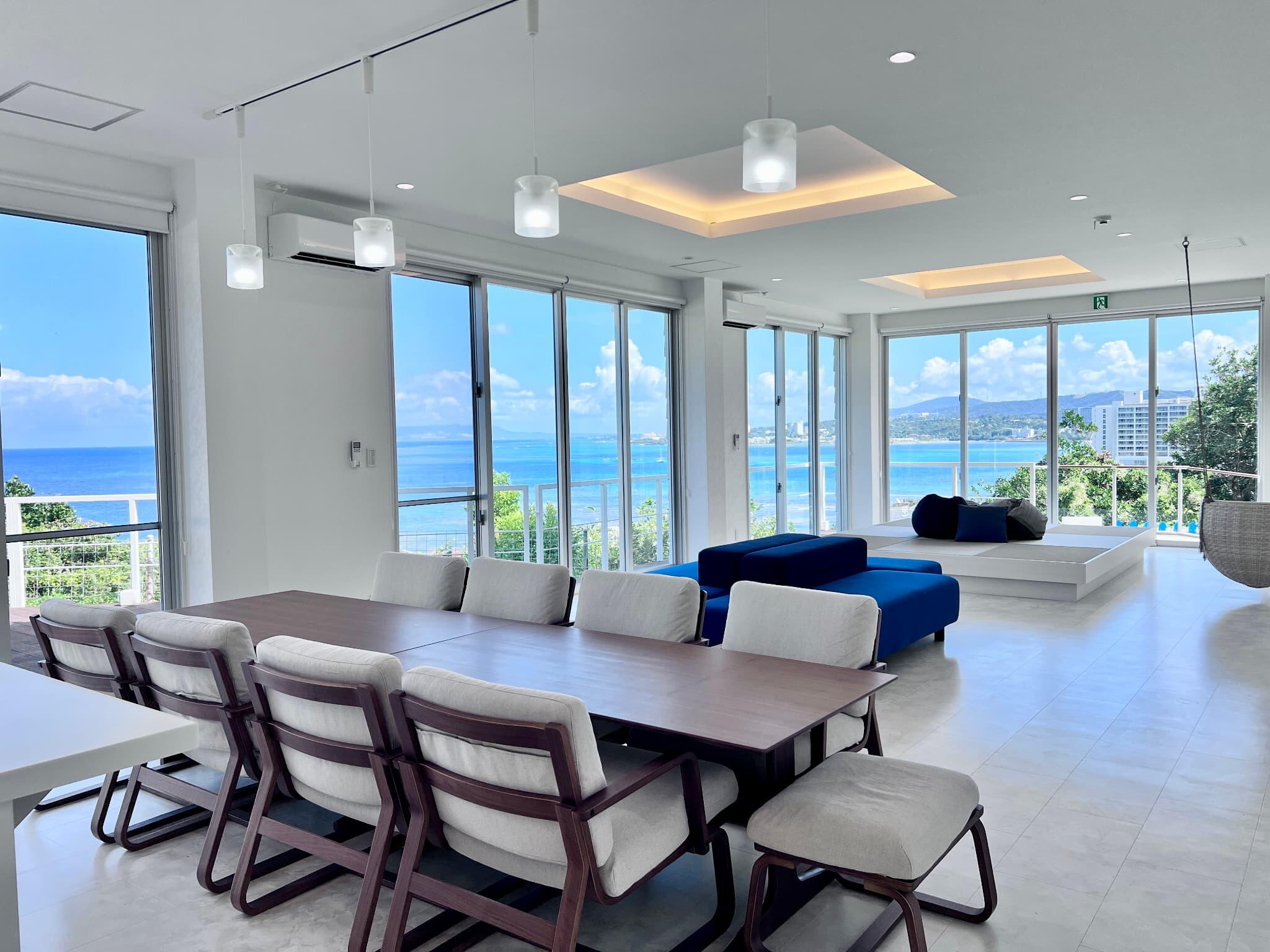 【Ocean View Villas】Two Ocean View Villas in Onna Village - One Villa Approved for Hotel/Inn Operation