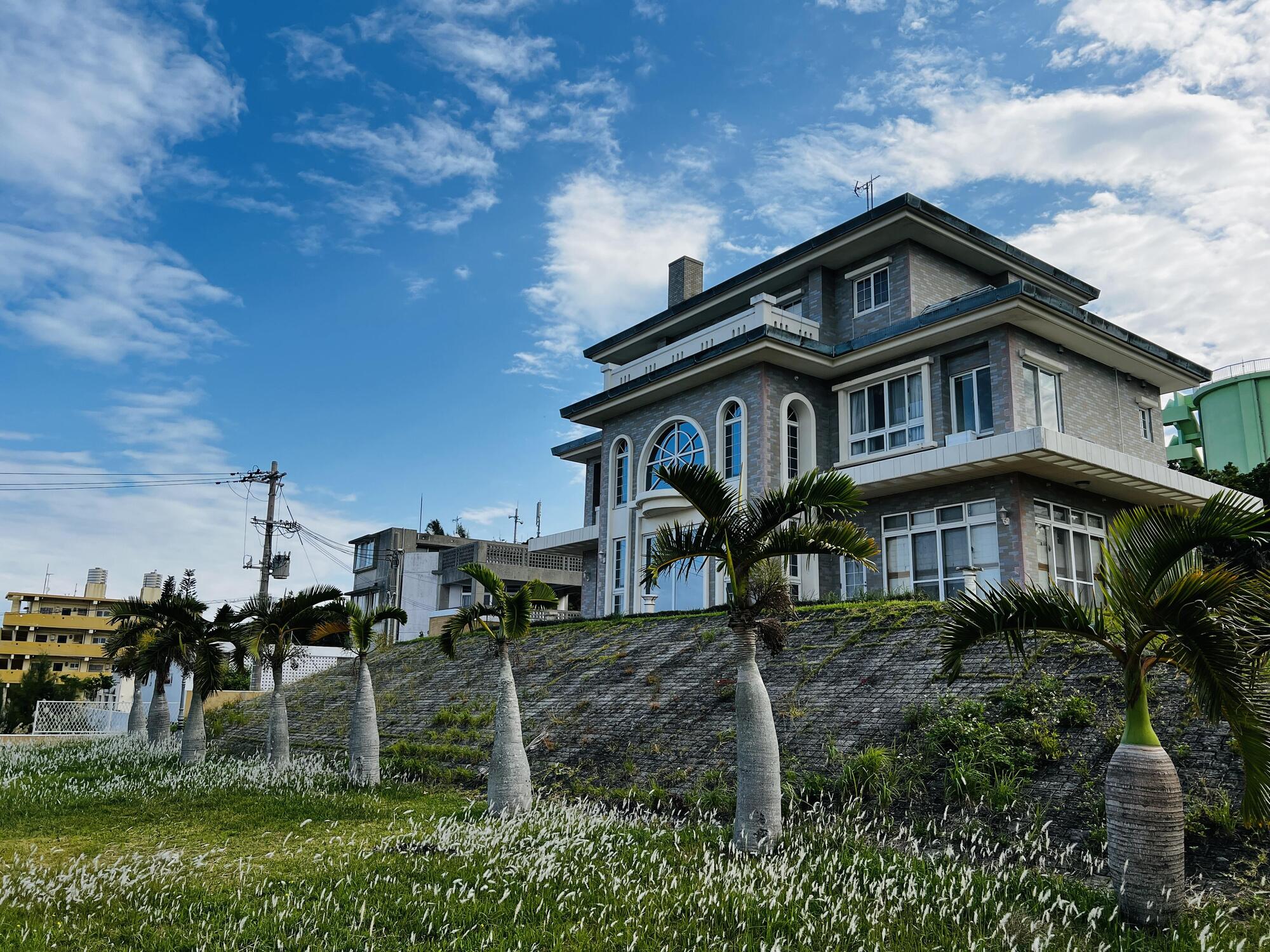 Ocean View Luxury Villa House in Onna Okinawa Fireplace and Elevator 4 Bedrooms Land1,667㎡ (17,943 sq ft)