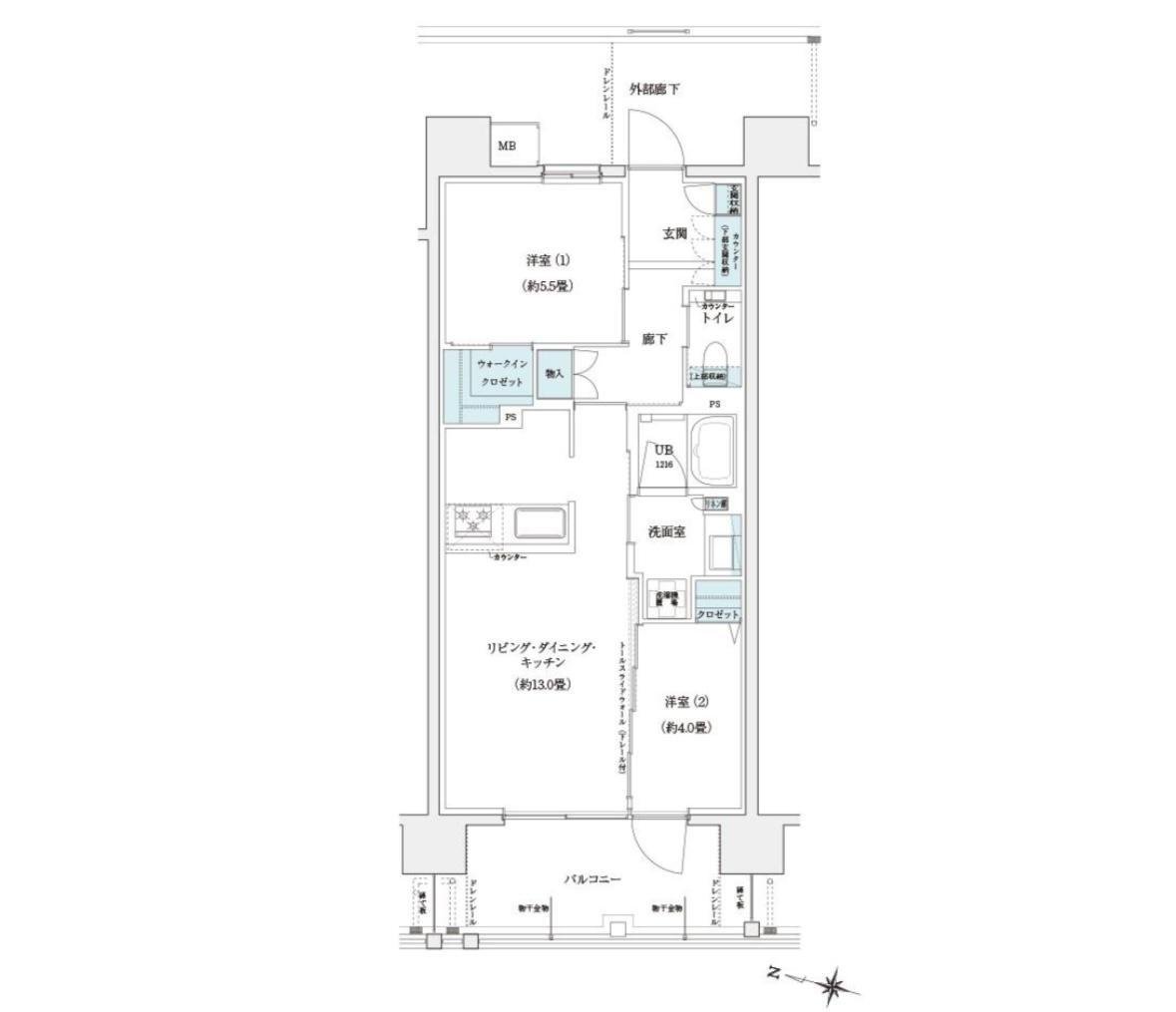 Gran Cosmo The Resort Okinawa Toyosaki 4th floor 2LDK+WIC　