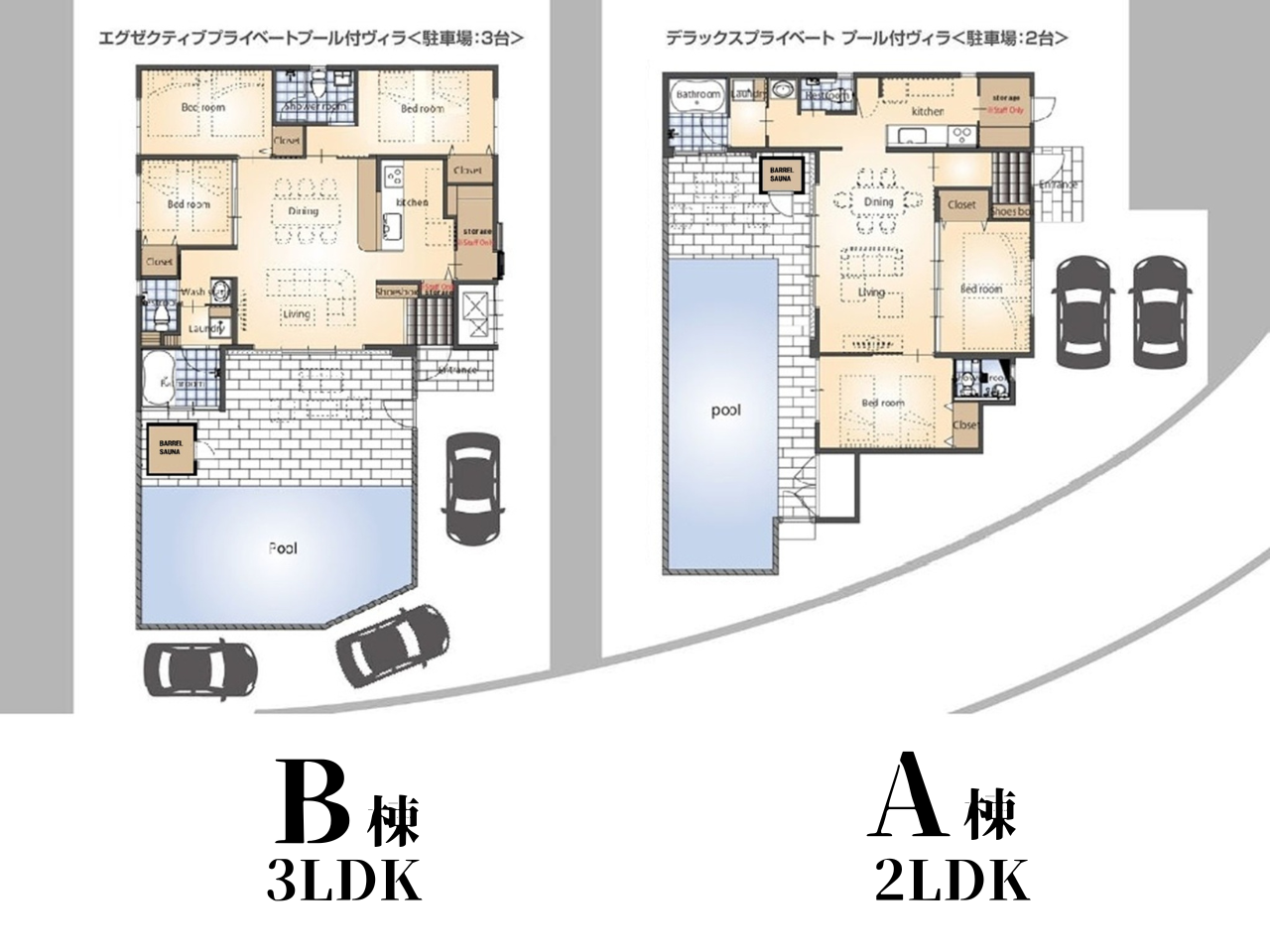 【沖縄・本部町】プライベートプール付きリゾートヴィラ2棟販売｜セカンドハウス・企業保養所・宿泊施設に