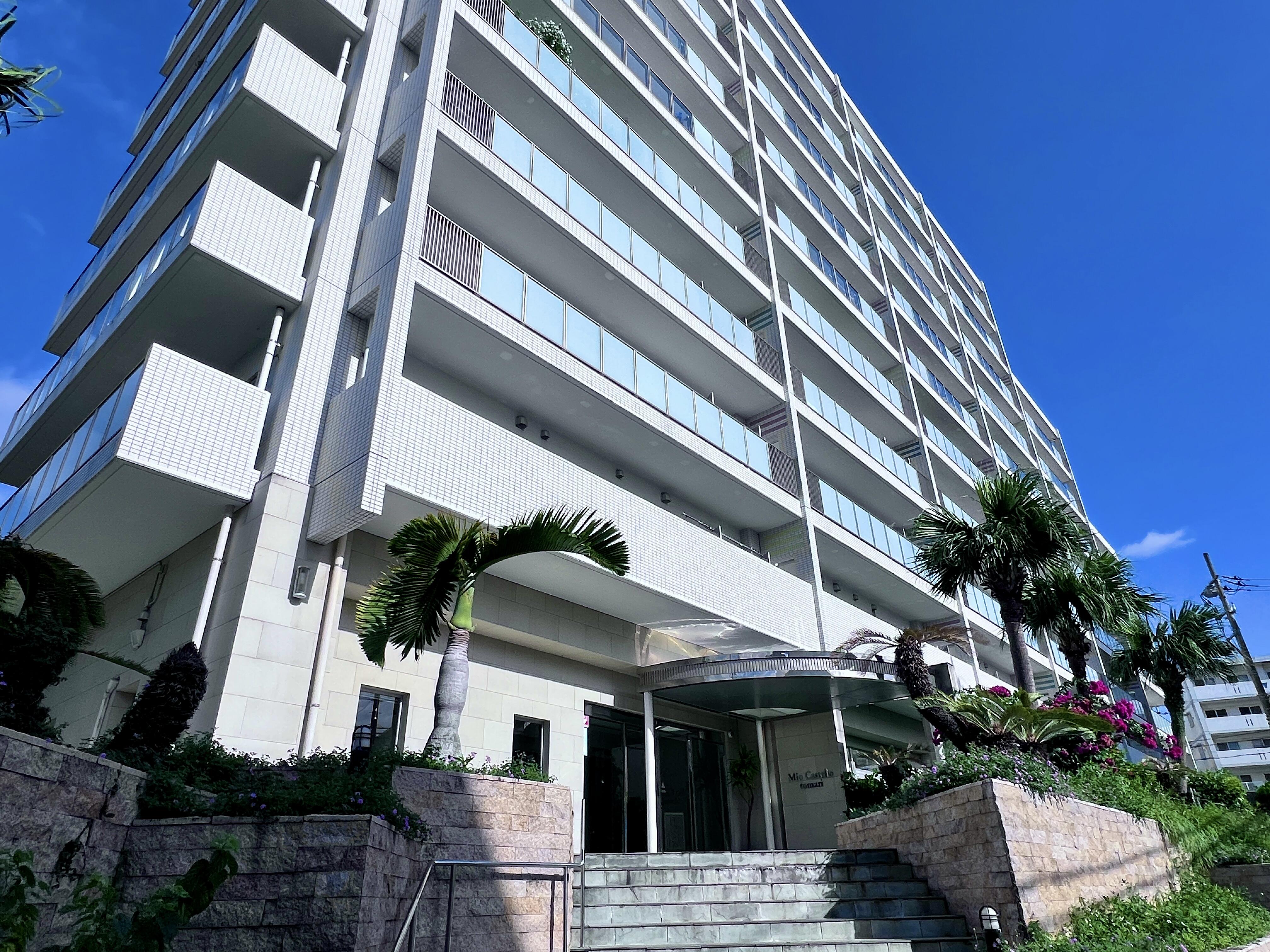 【マンション】那覇 ミオカステーロ泊 8階 角部屋オーシャンビュー 3LDK