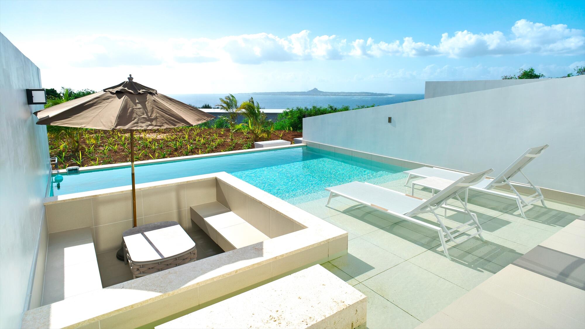 【Pool Villa Resort】本部町石川 全4室・温水プライベートプール付 美ら海水族館至近 宿泊施設・保養所・投資用