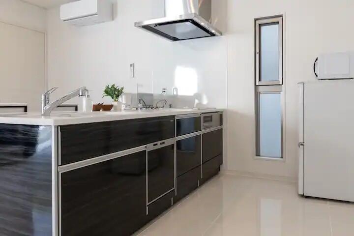 【Ocean Front Villa】今帰仁村古宇利島 宿泊運営中VILLA  Carmus  室外ジャグジー　システムキッチン　2LDK　宿泊運営・企業保養所・セカンドハウスに