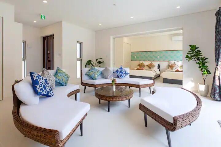 【Ocean Front Villa】価格改定 今帰仁村古宇利島 宿泊運営中VILLA  Carmus 表面利回り約12% 室外ジャグジー　システムキッチン　2LDK　宿泊運営・企業保養所・セカンドハウスに