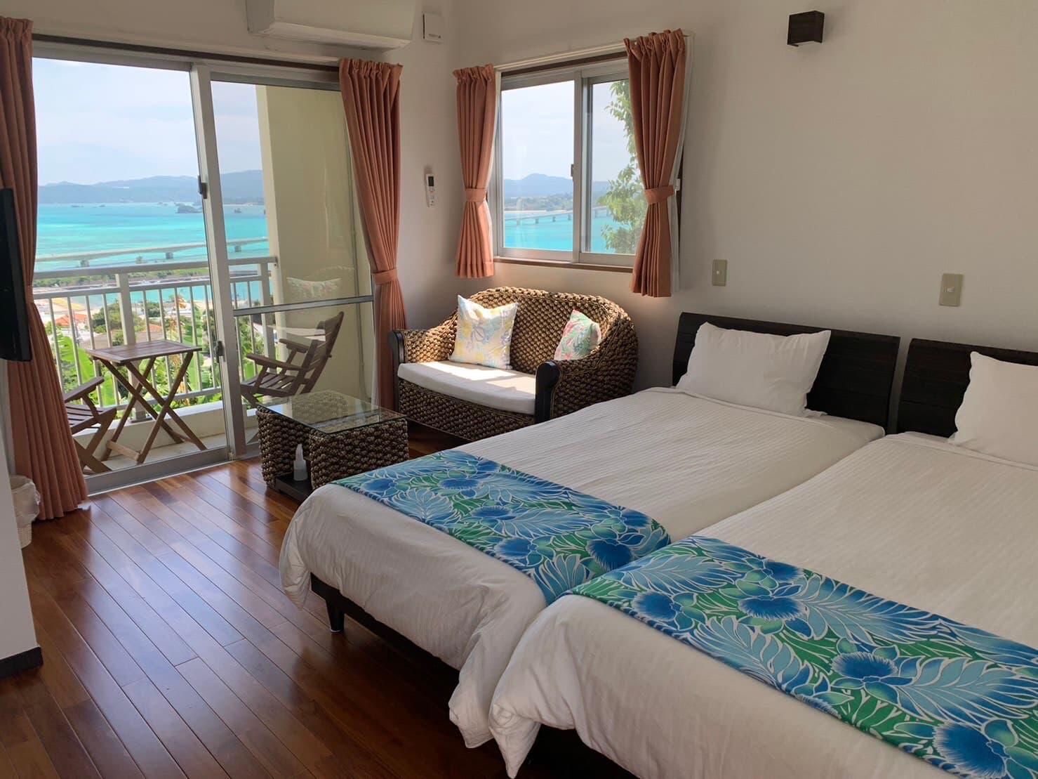 【Hotel】古宇利島オーシャンビューホテル　4部屋